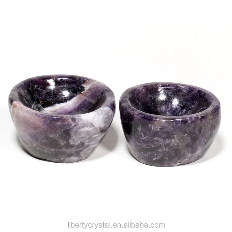 Dream Amethyst Bowls Crystal Quartz Bowls Hand Carved Bowl