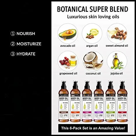 oem 100% natural nourishing skin safe lavender body oil natural organic