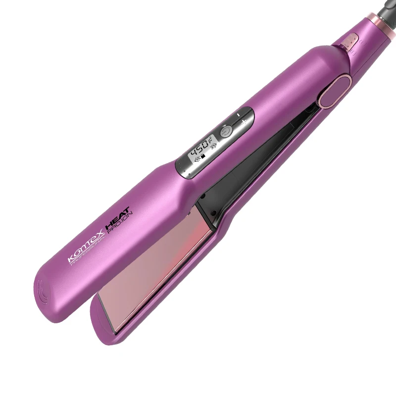 Кератиновый выпрямитель для волос Komex горячая Распродажа новый утюжок Керамический с пользовательским логотипом ионный быстрым нагревом поворотный