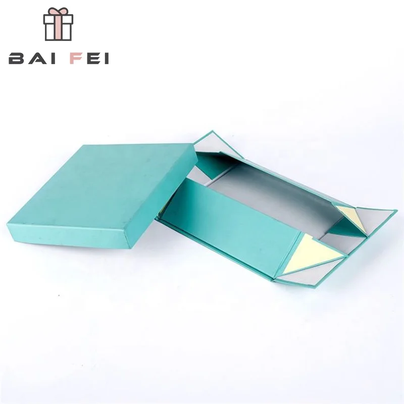 
Luxury Custom Black Magnetic Lid Closure Folding Box With Magnetic Closure paper box factory 