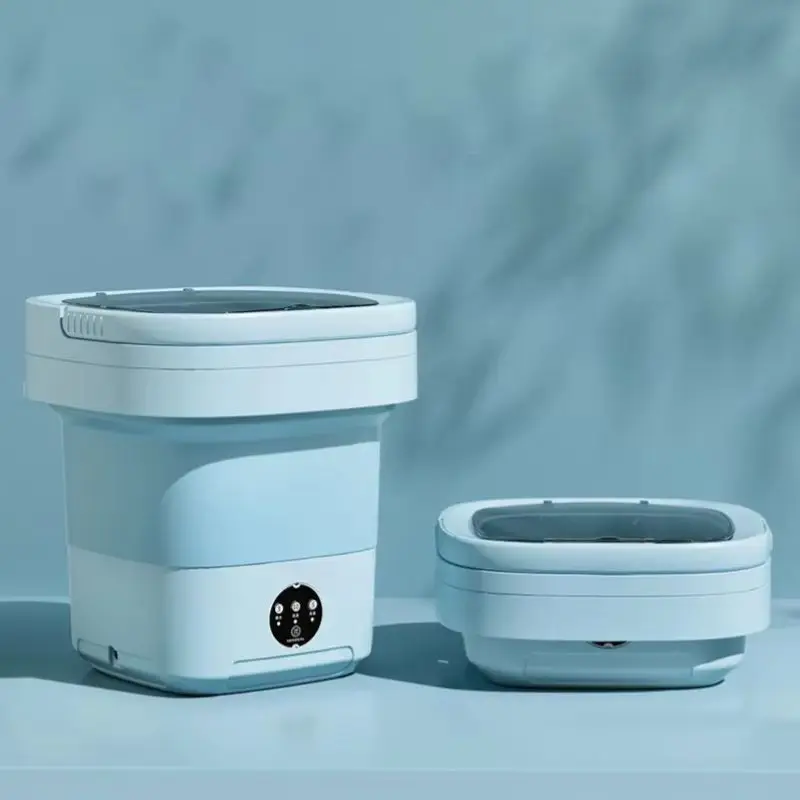 8L Portable Small Foldable Washing Machine Laundry Machine Combo With Dryer Pump Portable
