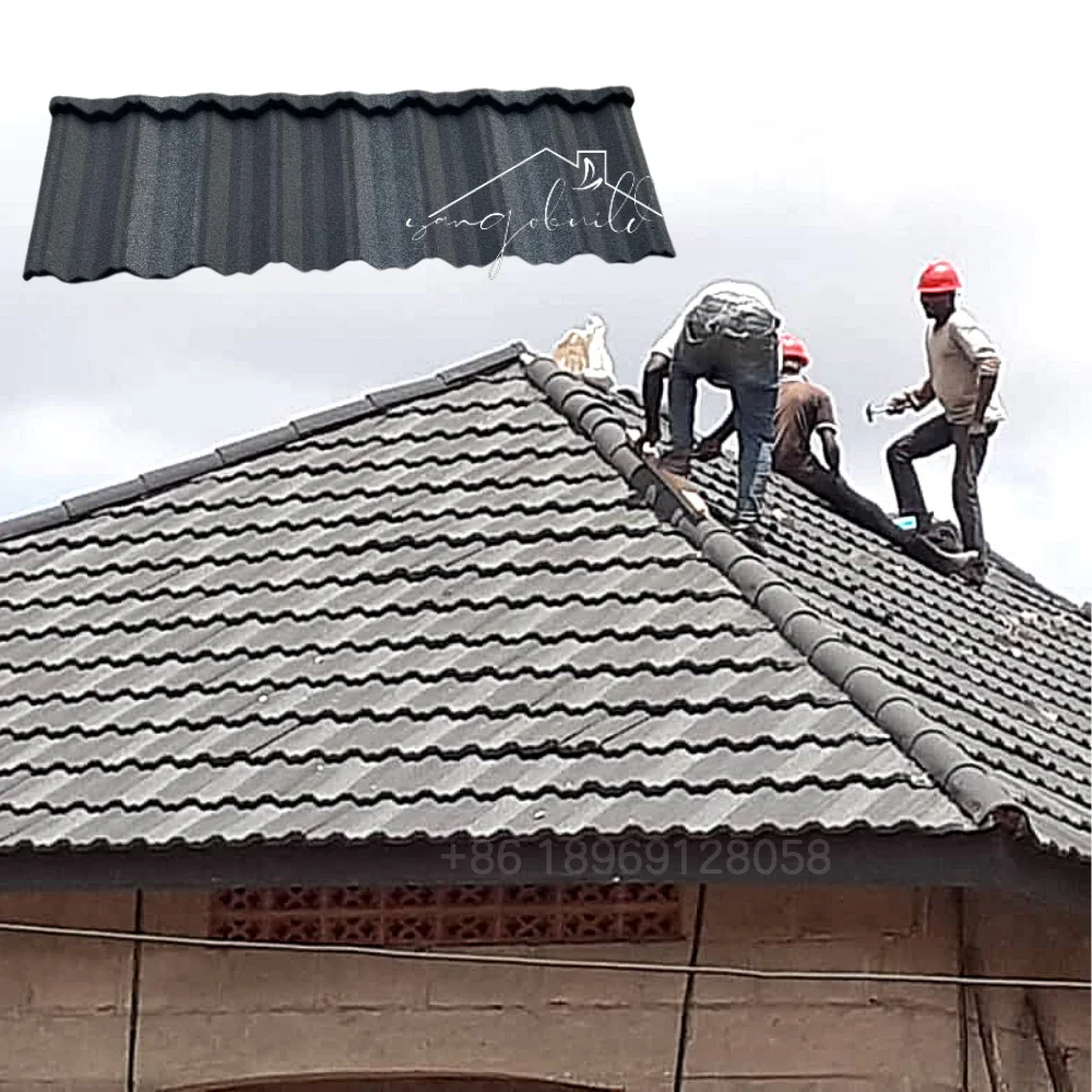 1340 мм Строительные материалы оцинкованный кровельный камень с покрытием из листового металла для продажи