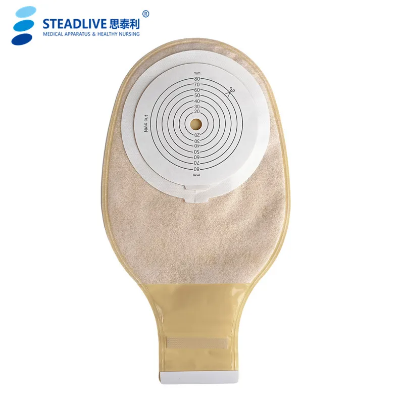 80mm flange one piece rectal pouch system  colostomy bag for ileostomi