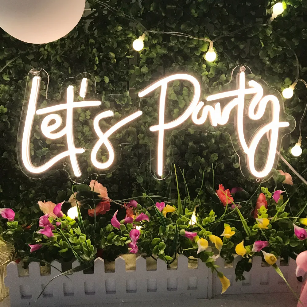 Custom outdoor acrylic neon signs love wedding neon sign party LED Neon Signs Letters