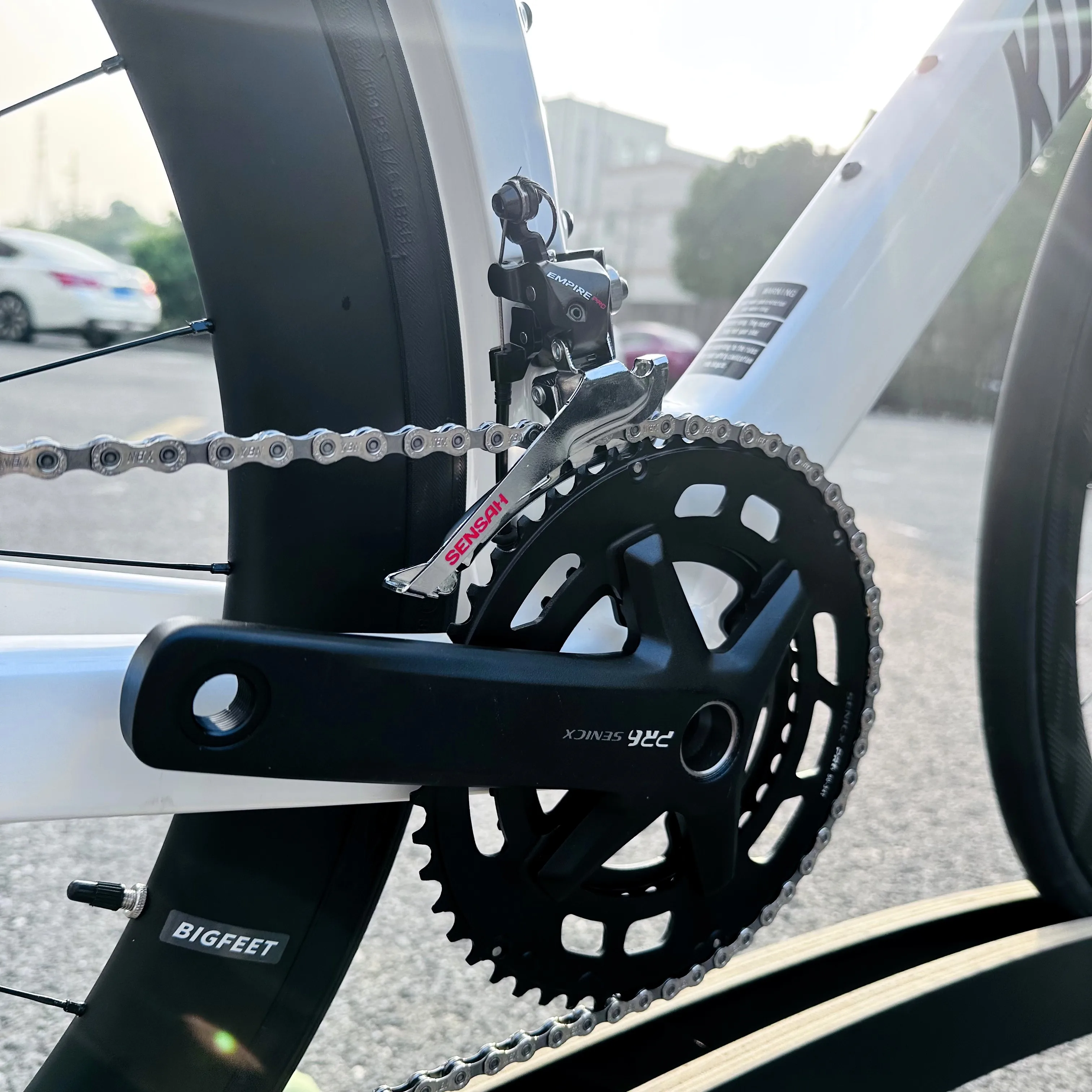 KOZO New model T800 Carbon fiber Road Bike 24s Full Hydraulic disc brake Carbon fiber racing bike can take carbon wheelsets