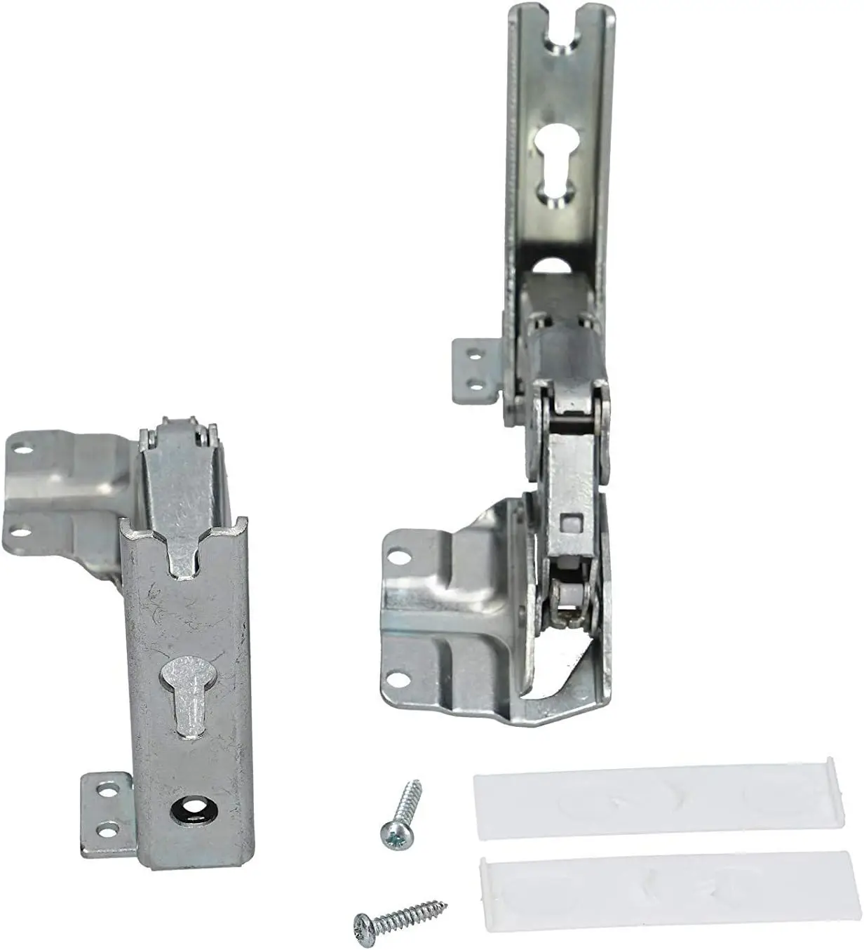 Door Hinge Suitable for Bosch / Siemens 00481147/481147 Flat Hinge Tow Hinge Compatible with Neff, Miele, Constructa, AEG