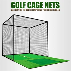 Good Quality Golf Batting Cage Netting Golf Practice Nets 10ft x 10ft x 10ft