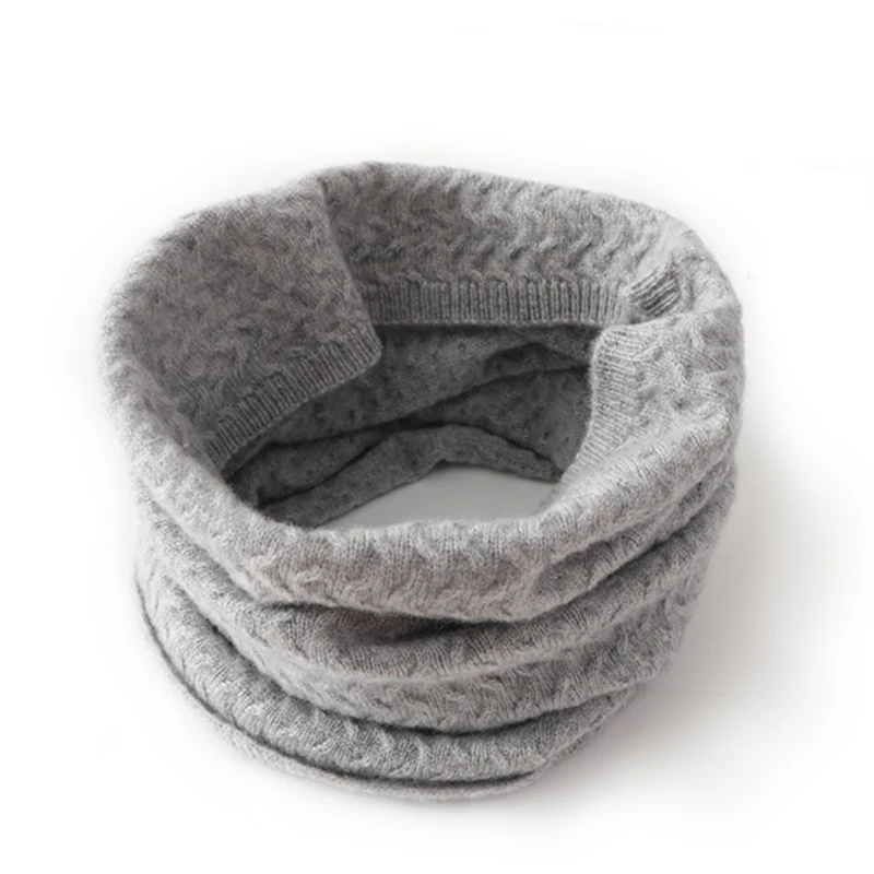 Custom fashion lady circle loop winter infinity scarf knit neck scarf for women Wholesale 2021 Classic Cashmere Loop