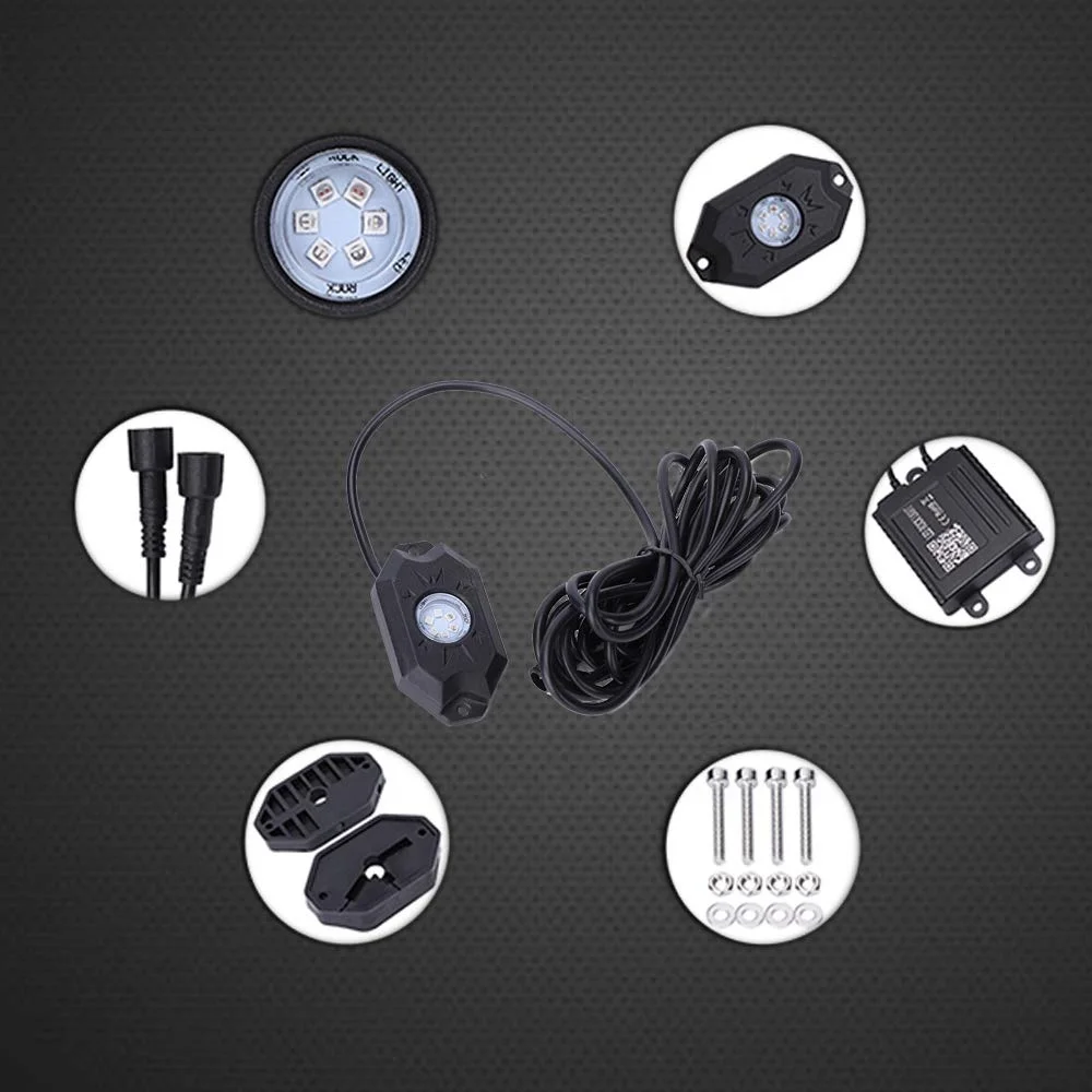 Подсветка для автомобиля App control dream color 8 подставок atv rock