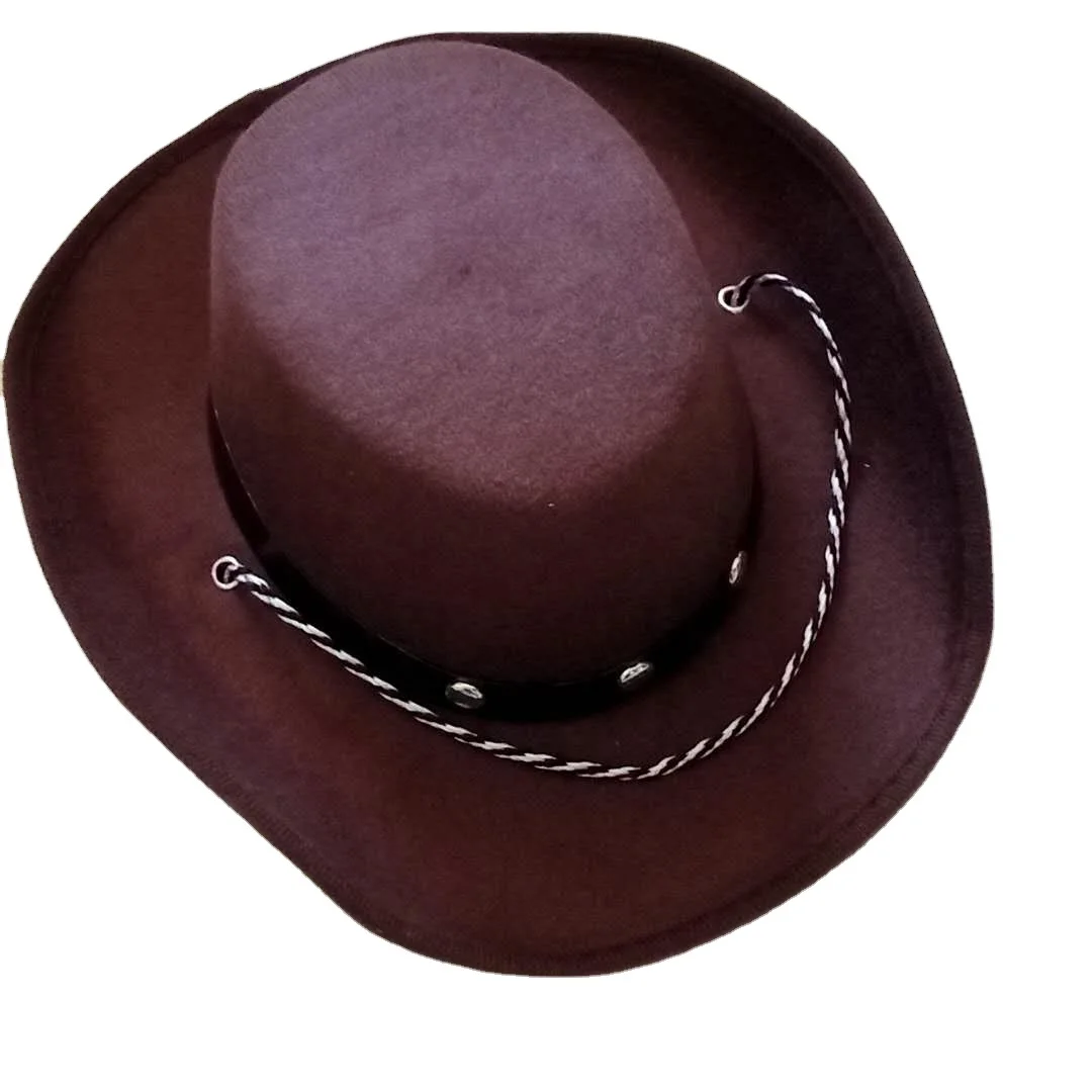 Ковбойская шляпа коричневого цвета для детей и младенцев