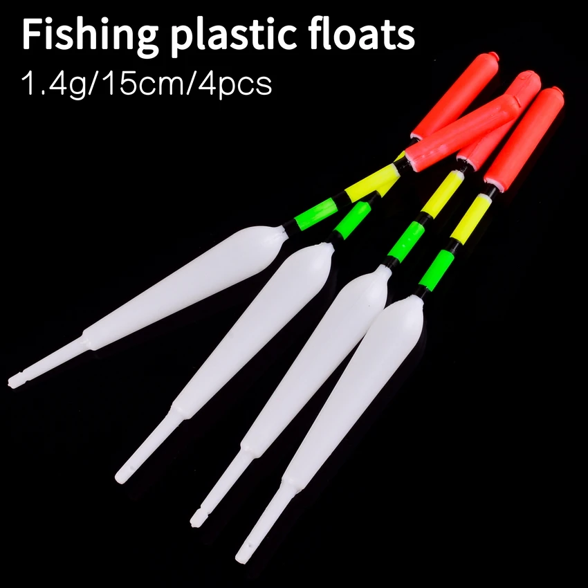 1 set (15Pcs) Vertical Buoy Sea Fishing Floats Assorted Size for Most Type of Angling with Attachment Rubbers Fishing Lures