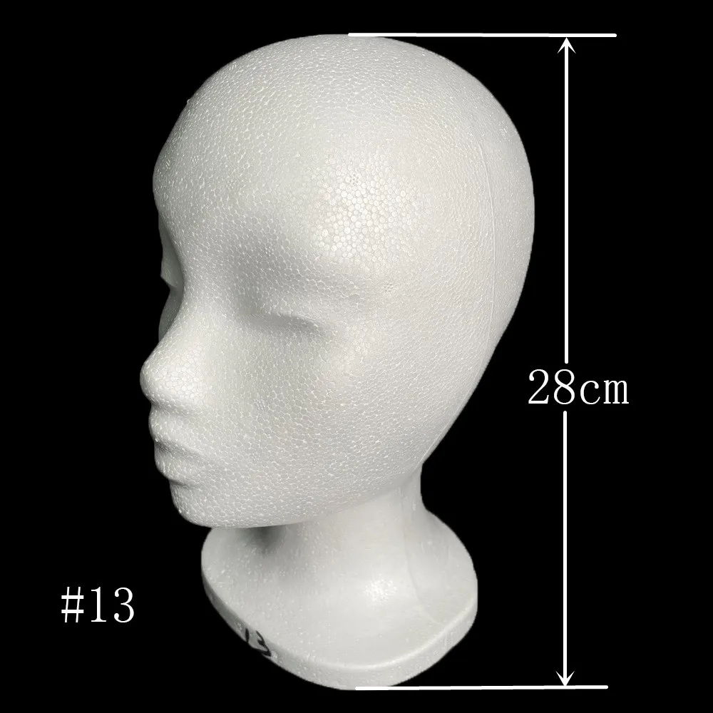 Good quality Styrofoam Mannequin Head Wig Female Mannequin Model Heads Mannequin Head Foam