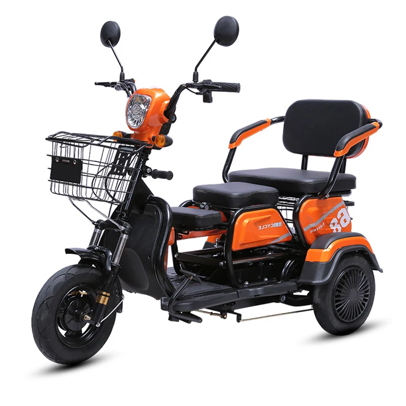 Cheap Fat Tire Three Wheel Electric Bike E-trikes city electric bicycle Electric Tricycles For Adults