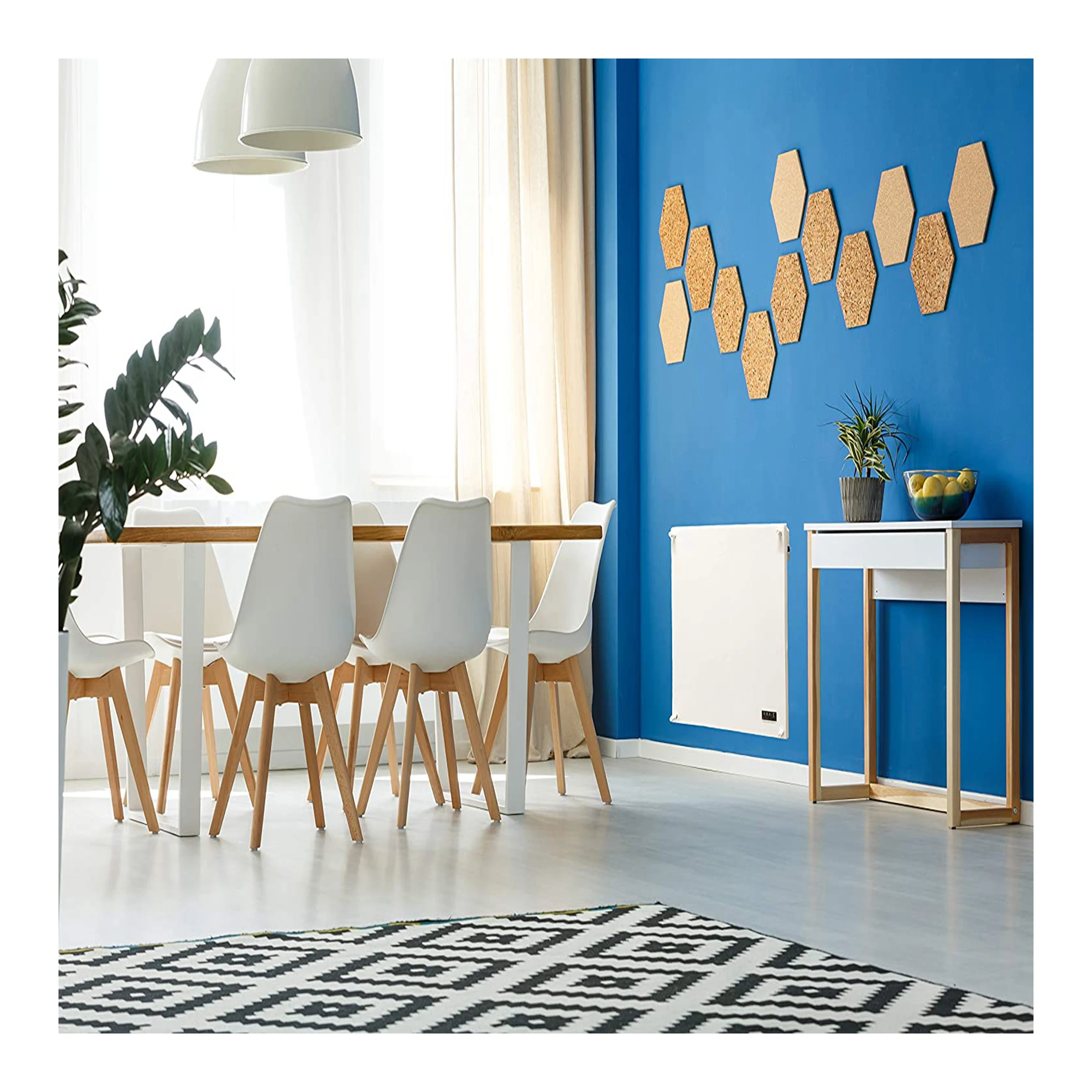 WeEnjoy Wholesale cheap wall mounted custom waterproof picture with tuya app 360W 60*60cm carbon crystal heating panel