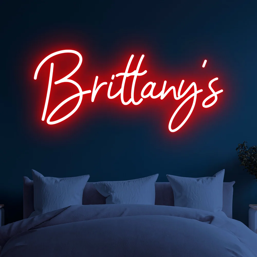 New Style Advertising Decor Signs Custom Flex Wedding Party Shops Wedding Beer personalized dimmable led neon signs for family