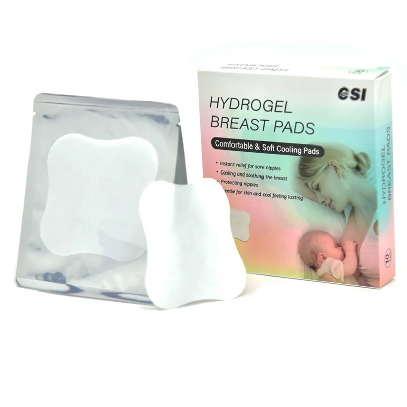 CSI Breastfeeding Cracked Sore Nipples Cooling Hydrogel Breast Pad