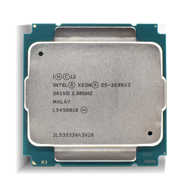 Оригинальный новый для Intel Xeon E5-2699V3 2,30 ГГц 45 МБ 18-ядер 22NM процессор E5-2699 V3 LGA2011-3 E5-2699 V3 145W