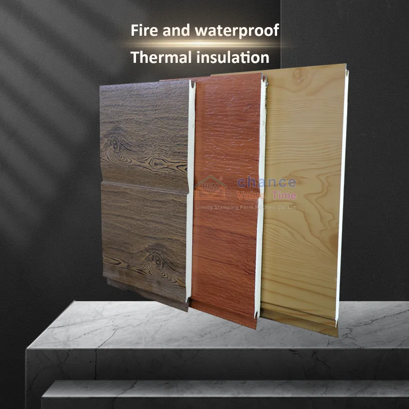 Supplier customizable insulated aluminum wall roof house LM-panel 011 eps pu Sandwich Panels
