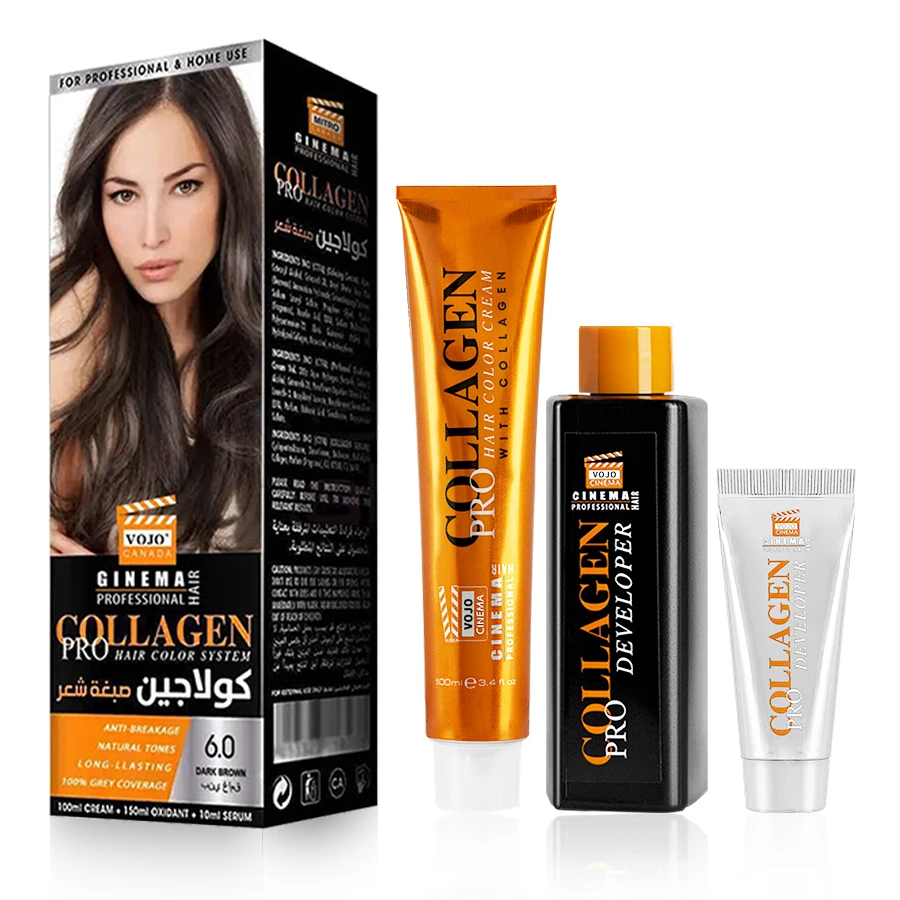 Private label Salon hair dye color Factory Price Semi Permanent Professional Hair Color Cream