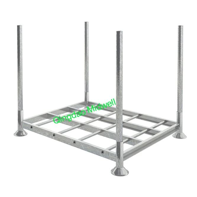 
Heavy duty Moavable Detachable Portable Stacking Steel Post Pallet factory price for sale 
