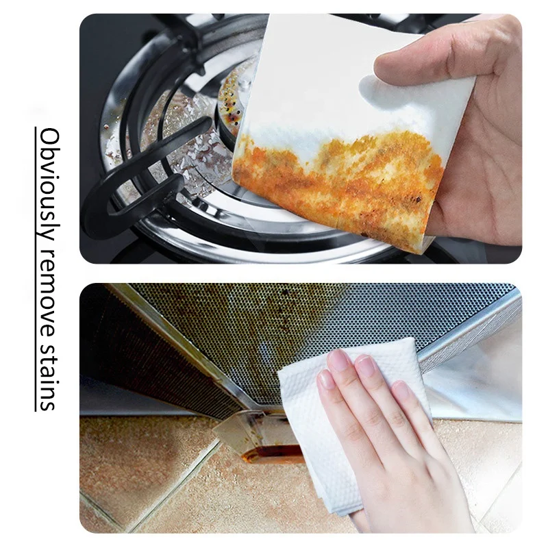 Customizable Logo Factory Price Kitchen Wet Wipes Degreasing and Stain Removing Cleaning Wipes