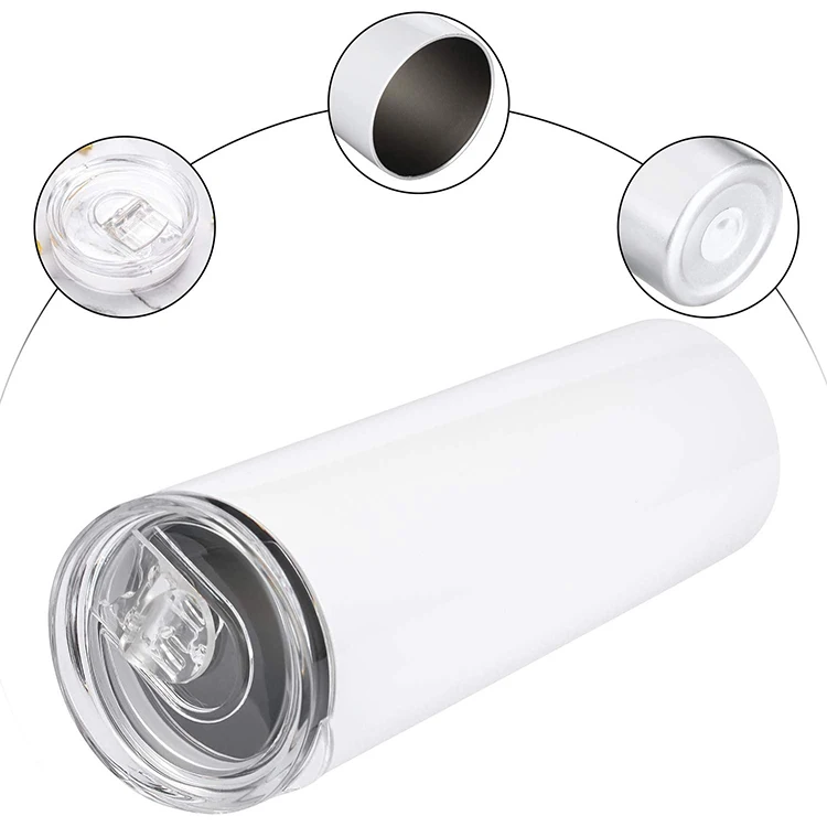 Double Wall Insulated Vacuum 20oz Sublimation Tumbler Straight Blank Sublimation Tumbler for Wholesale