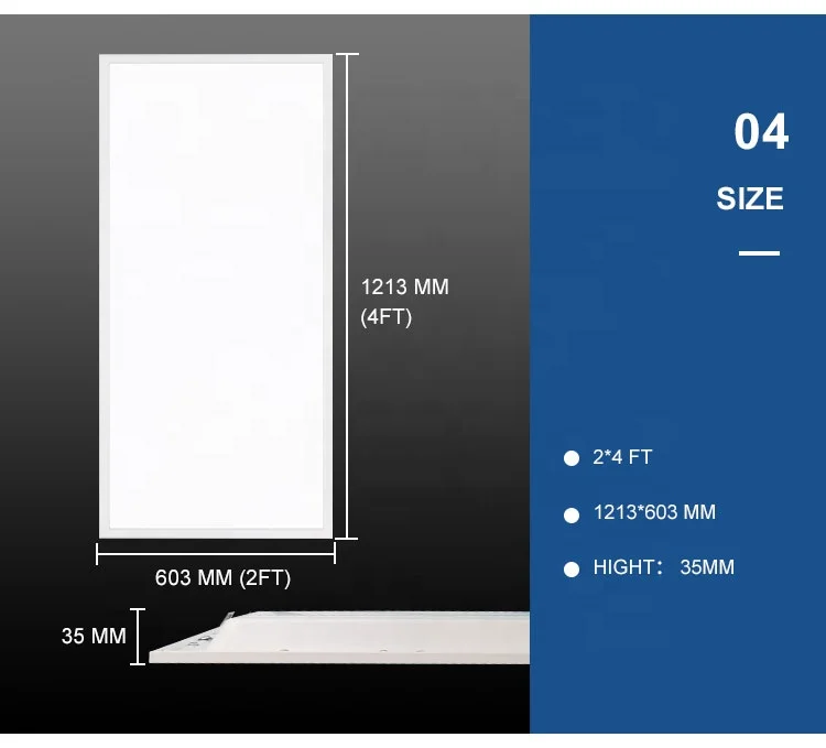 
2*4FT 60w 3 CCT back-lit etl led panel light/frameless led panel light/led ceiling panel light Led Panel Light 