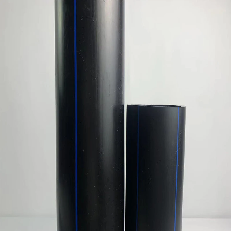 Подгонянный большой диаметр высокой плотности HDPE трубы 4 м длина PE материал для водяного орошения дренажа