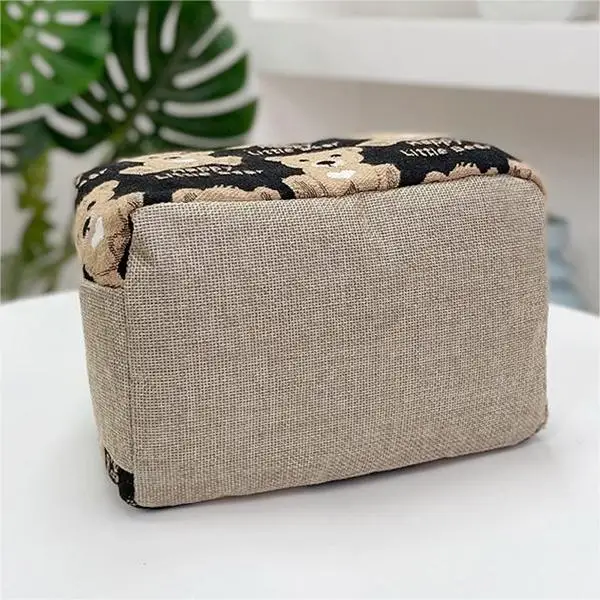 custom fabric food and drink storage bag for picnic happy little bear lunch bag customized thermal bag