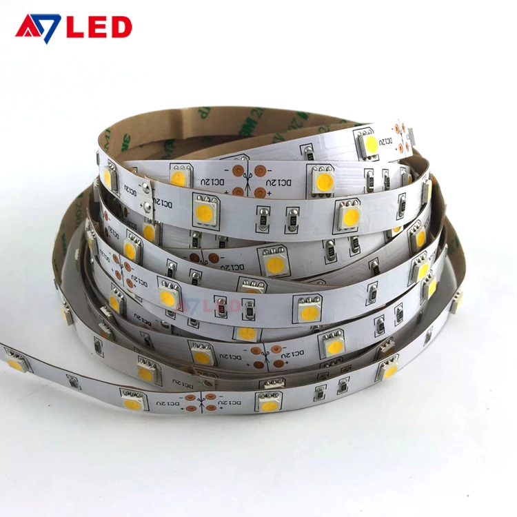  Под шкаф 12 вольт DC 7 2 W 30Led Cuttable 5050 светодиодная полоса освещения Tira De Luces LED