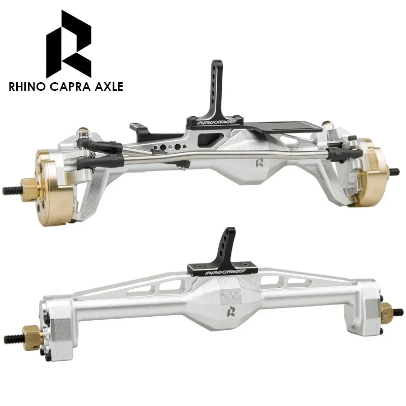 RC гусеничные детали Rhino Capra полностью ЧПУ алюминиевые офсетные оси для 1/10 осевых капр шасси LCG игрушечные аксессуары