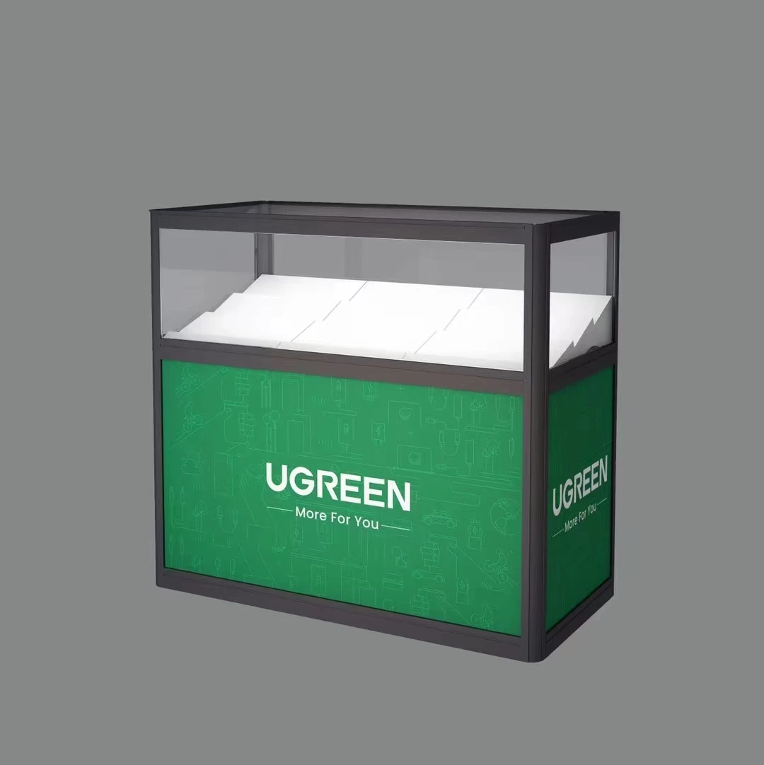 Jewelry store foldable display case,portable display counter