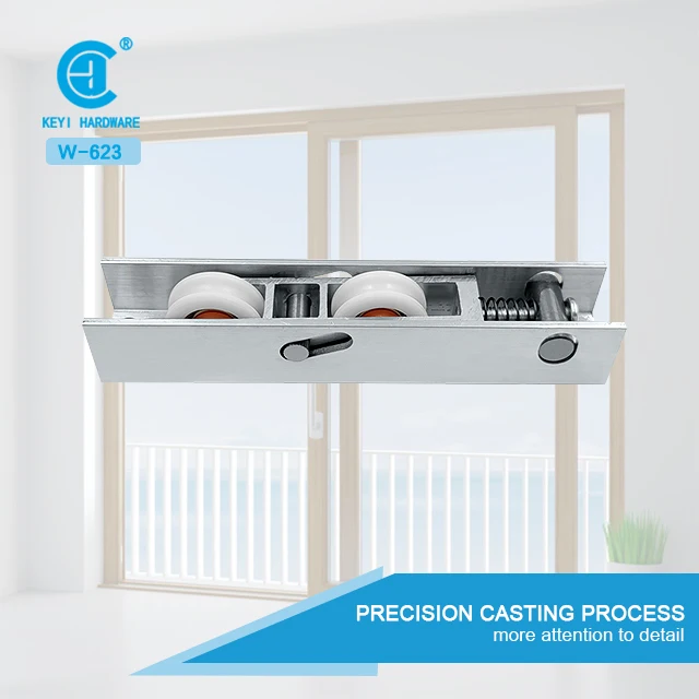 Wholesale Iraq market sliding door nylon wheel roller V groove Aluminum window iron rollers pulley wheel