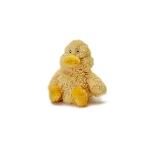 Customized baby shower gifts sit yellow duck