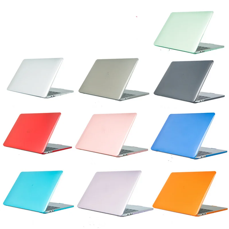 Laptop Case for Macbook M1 Chip Air Pro Retina 11.6 12 13.3 15.4 16 Inch Crystal Clear Hard PC Laptop Shell