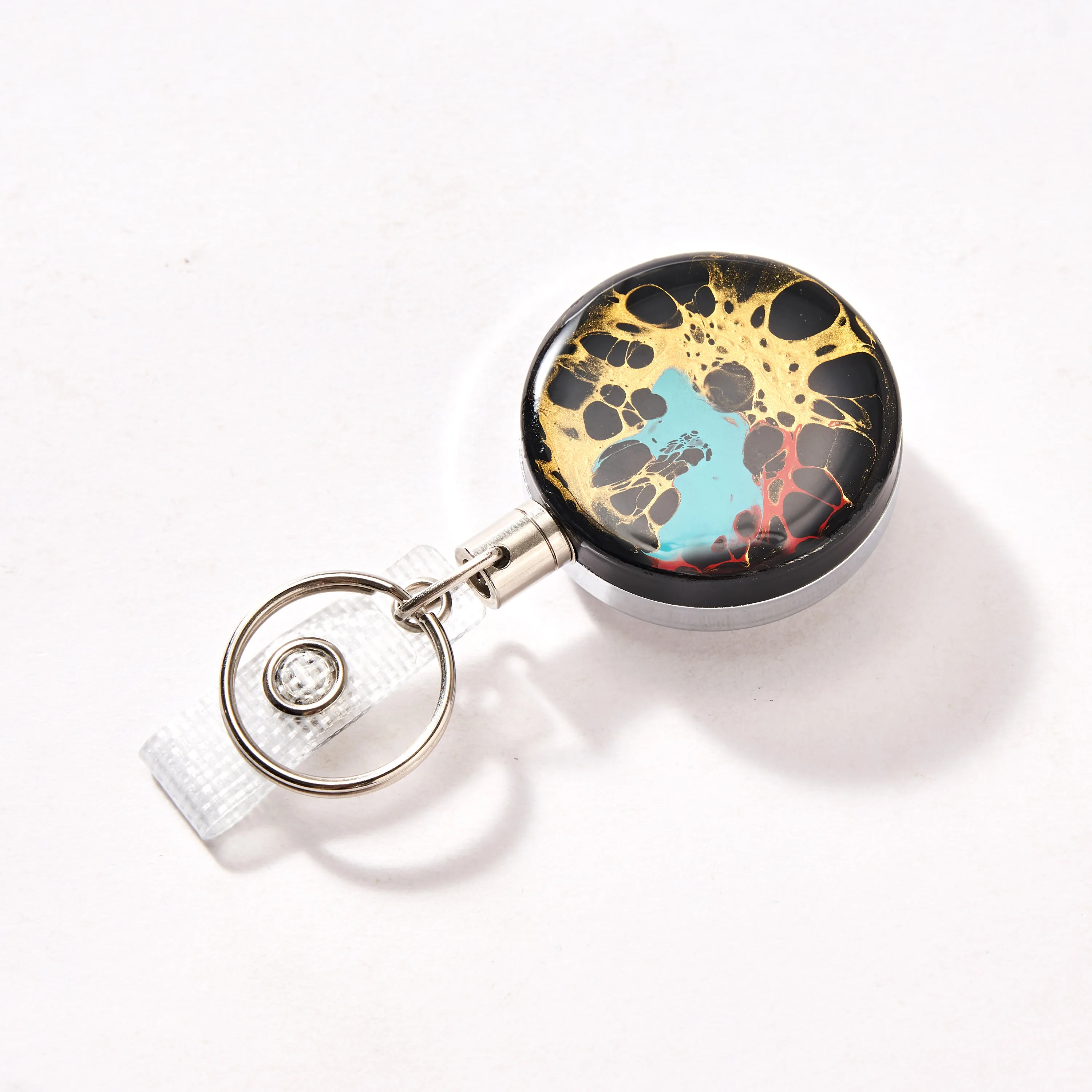 Bestom ID Reel Badge Holder Heavy Duty Retractable Customized YOYO Nurse Badge Reel