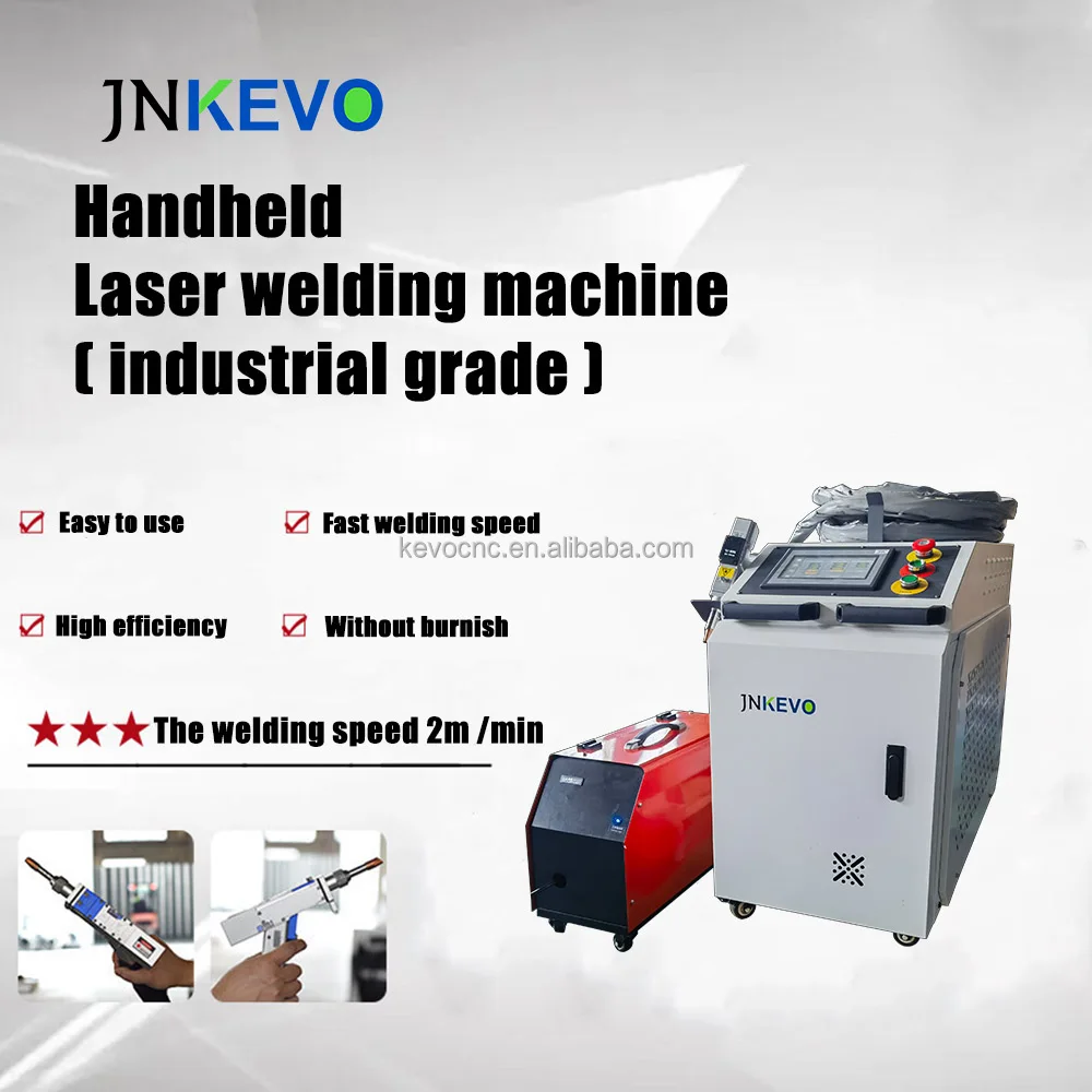 JNKEVO hand held mini spot laser welder welding machine 1000w 2000w for portable metal aluminum and stainless