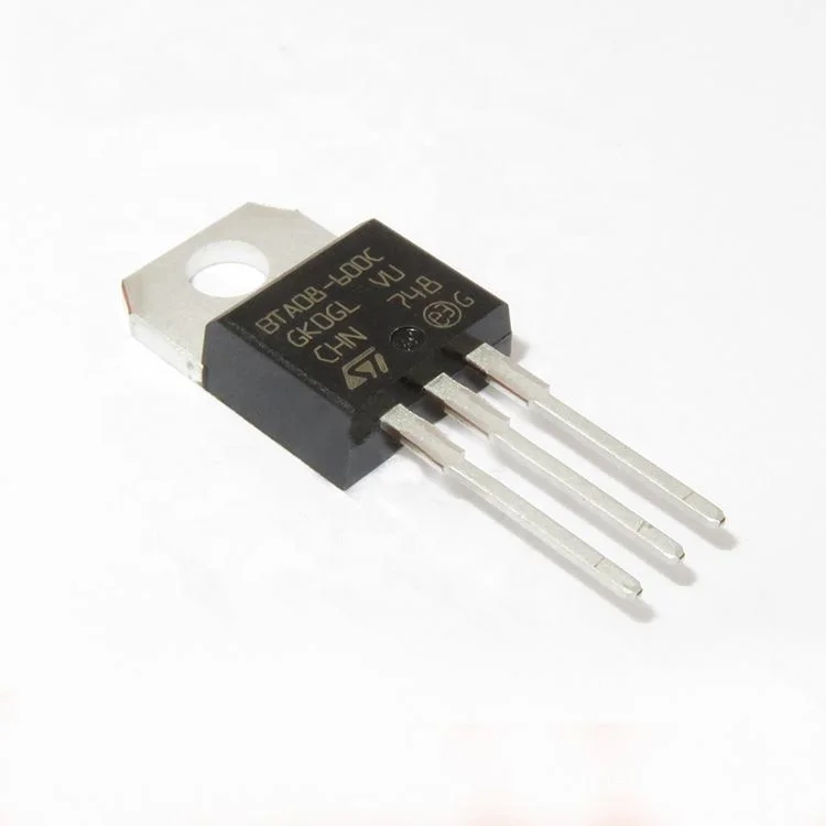 BTA08-600CRG триггер устройства симисторов контрольный тиристорный TRIAC 600V 84A 3-контактный (3 + вкладкой) TO-220AB утепленная