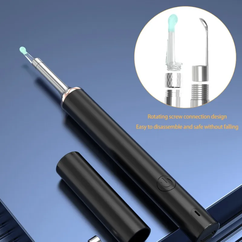 Multifunctional Mini Ear Camera Nose Throat Otoscope HD Visual Ear Cleaning Endoscope