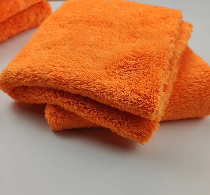 80/20 Blend 550GSM Supreme Ultra Soft Edgeless Microfiber Car Towel, 550GSM Edgeless Plush Fleece Towel