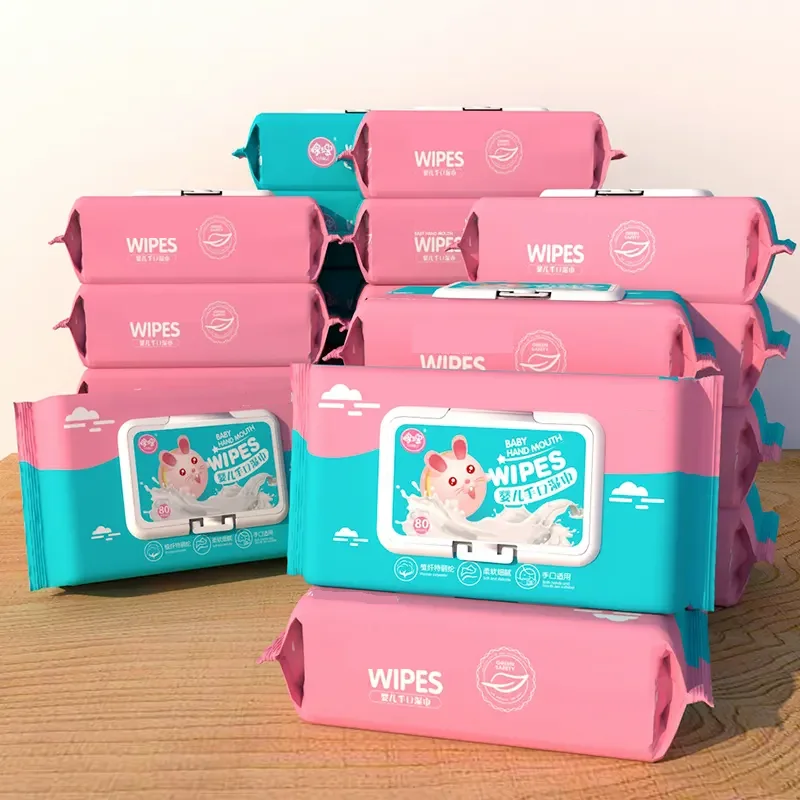 Lookon Eco-friendly 99.9% Water Unscented for Sensitive Newborn Skin Bamboo Baby Wet Wipes