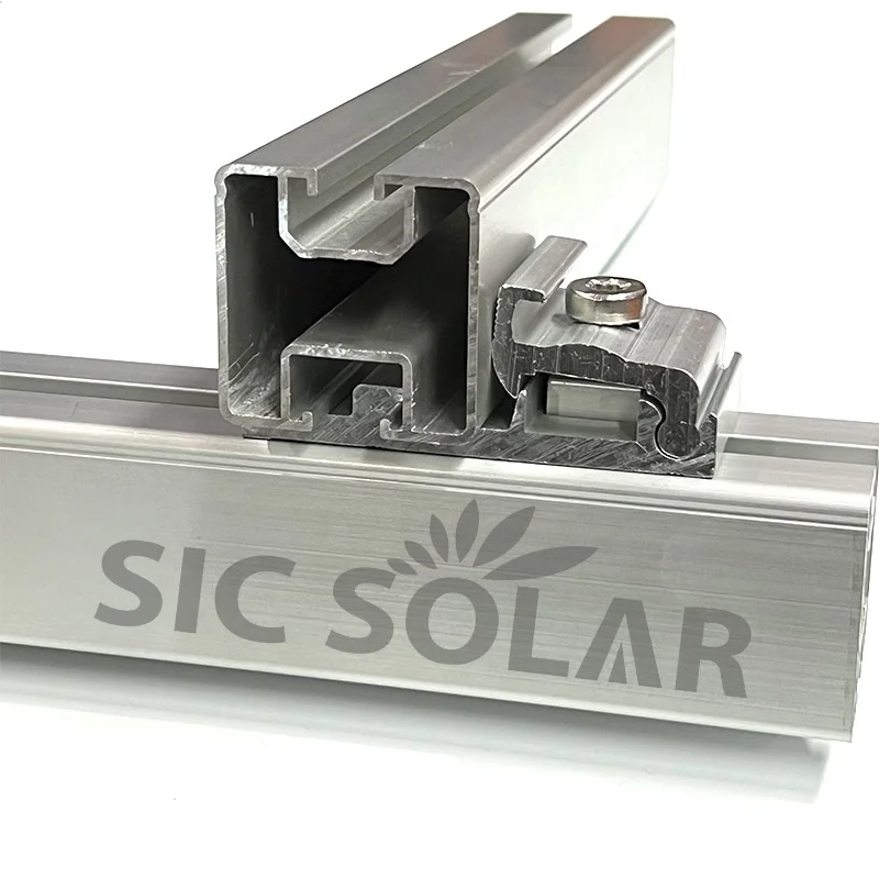 Photovoltaic Installation Component Part Aluminum Rail Cross Connector