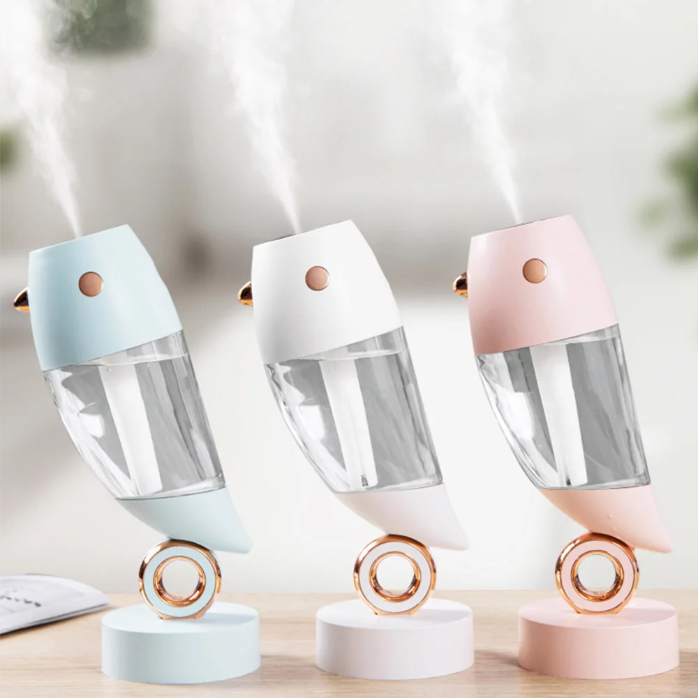 New  USB bird colorful night light humidifier  purifier desktopPortable  Home Mini Air Small Gift Humidifier