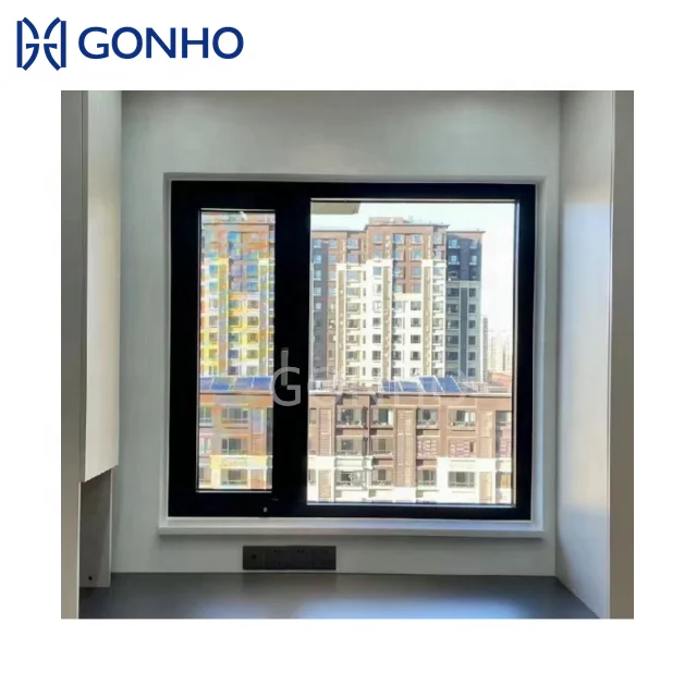 Gonho New Design Casement Window Aluminium Window Frame Design Safety Lock Casement Window with Fly Screen