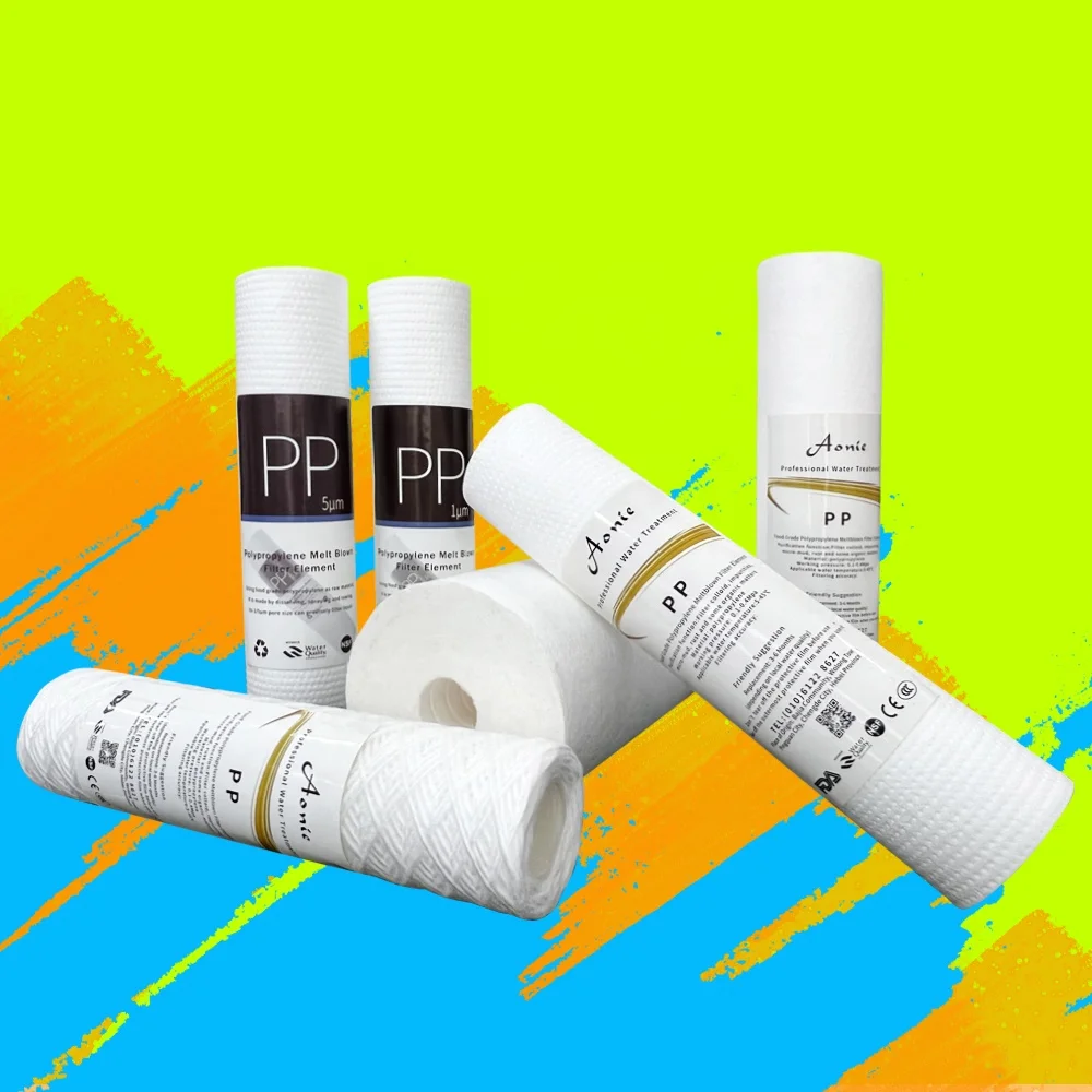 Universal RO Post Water Filter Granular Activated Carbon Block GAC UDF CTO filter Cartridge