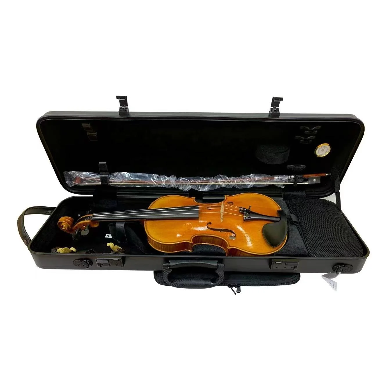 Microprocessor Transistor Bow Stand Handmade Flamed Maple Violin