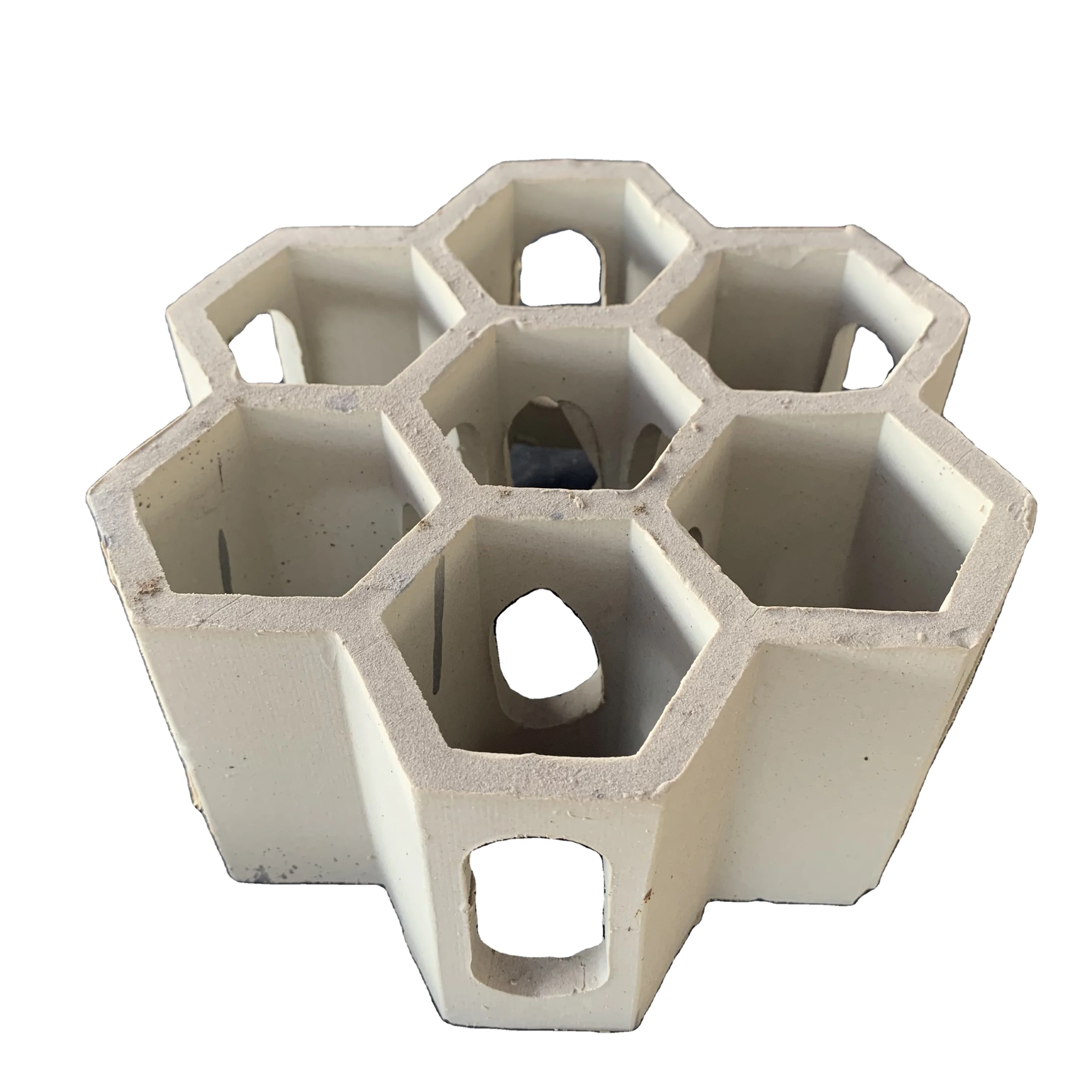 Manufacturing and sales of environmentally friendly ceramic blocks with seven hole chain fillers