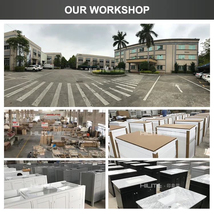 HILITE Luxury Hotel Wall-Hung Double Mirror Carrara Quartz Stone Countertop With Basin 2022 New Bathroom Cabinet Set Modern