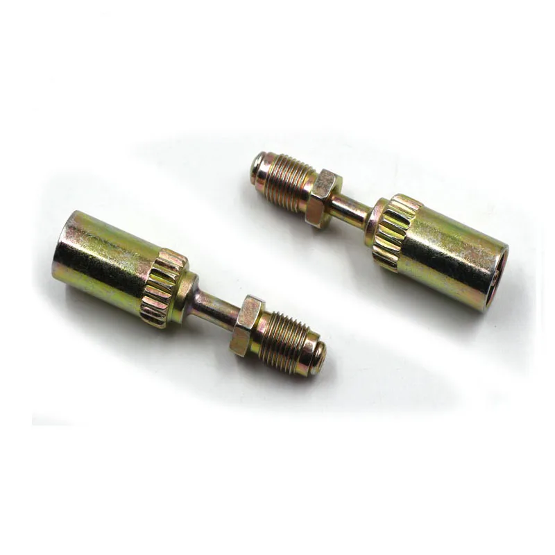 Customized hydraulic brake system metal brake hose fitting