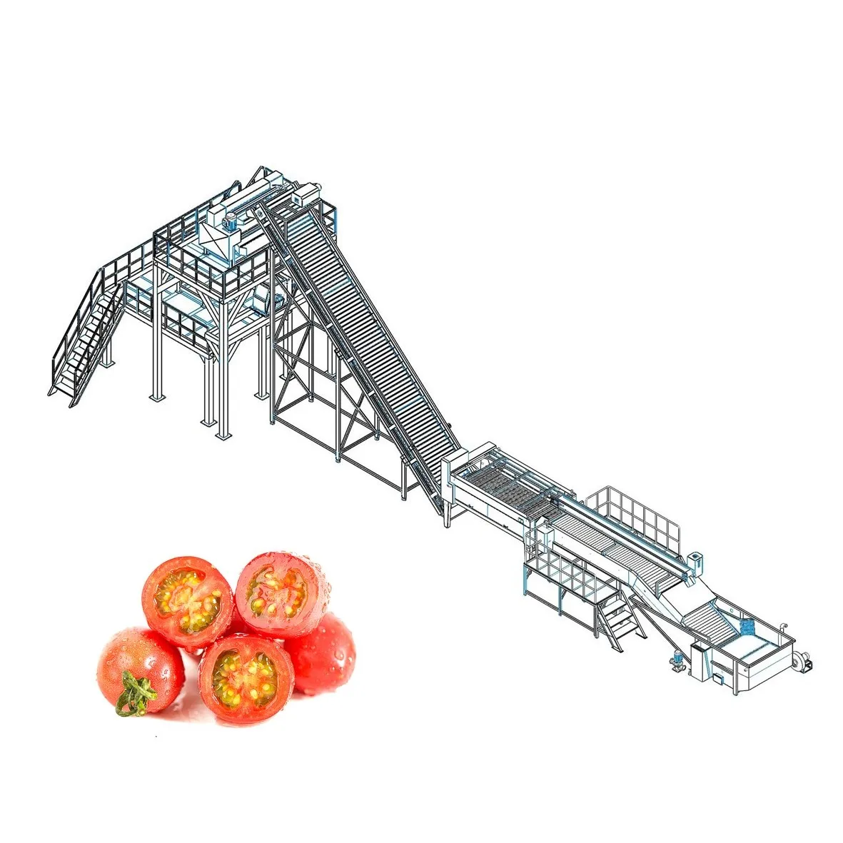 Fruit juicer production line processing machine industrial tomato sauce machine